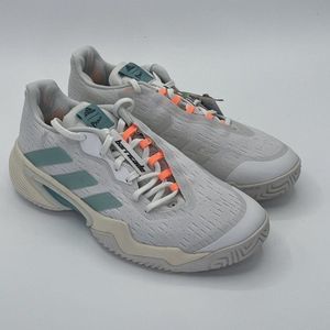 Adidas Barricade Parley GX6417 Women's White & Gray Tennis Shoes Size 7.5 - 10